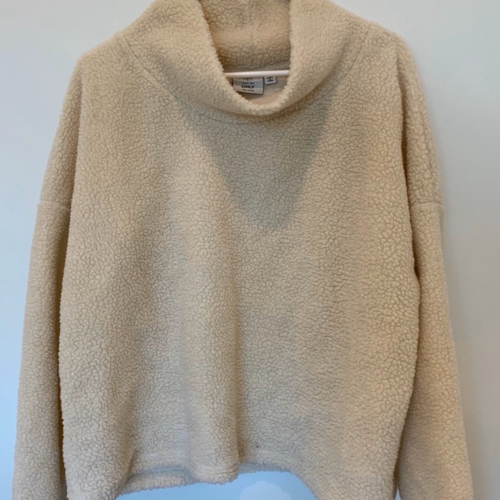 Plenty Sherpa Mock Neck Sweater